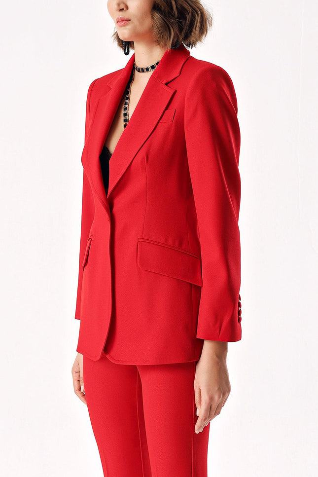 Red Classic blazer jacket 61171