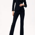 Black Five pocket tube leg trousers 41642