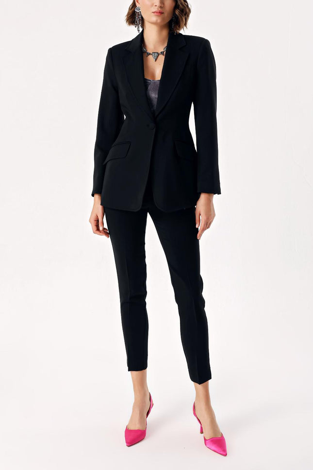 Black Classic blazer jacket 61171